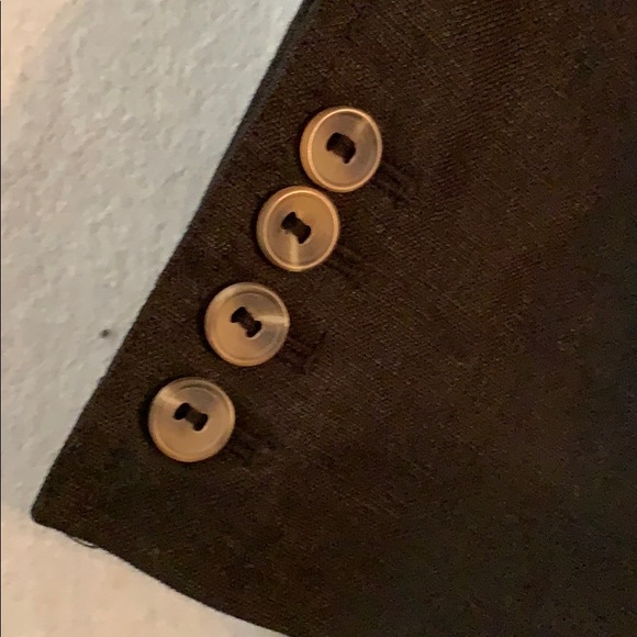 Grace Elements Black 100% Linen Jacket - Picture 5 of 6